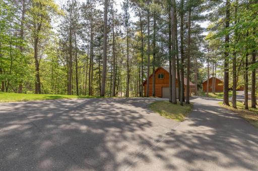 Towering pines and paved driveway will welcome you in!