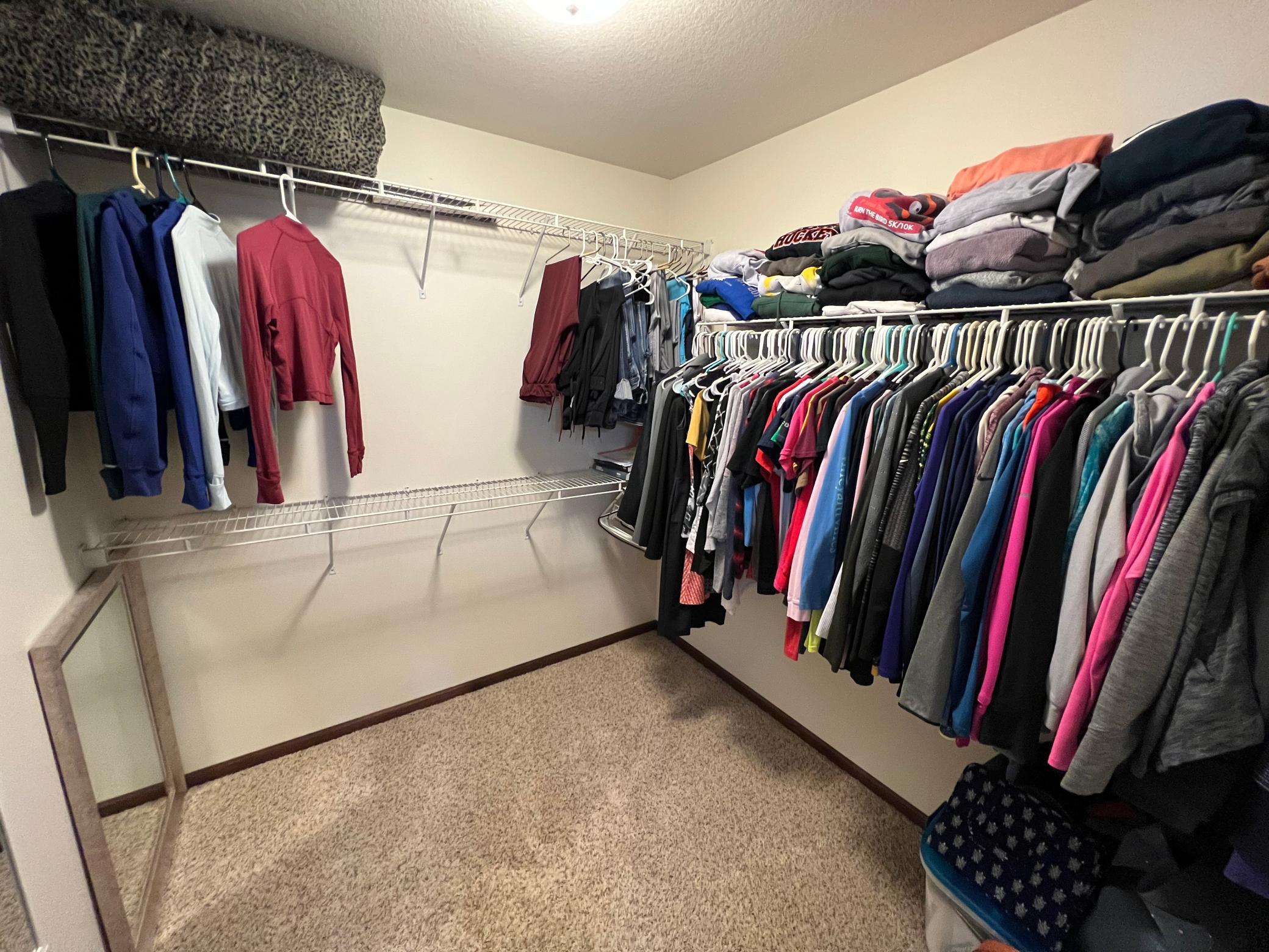 primary walk-in closet