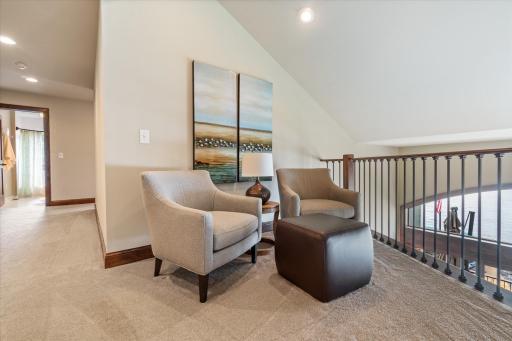 Loft which over looks main floor and great views of the lake