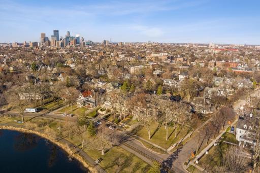 Amazing location overlooking Lake of the Isles!