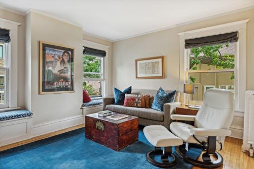 3rd bedroom on upper level used as sitting room.