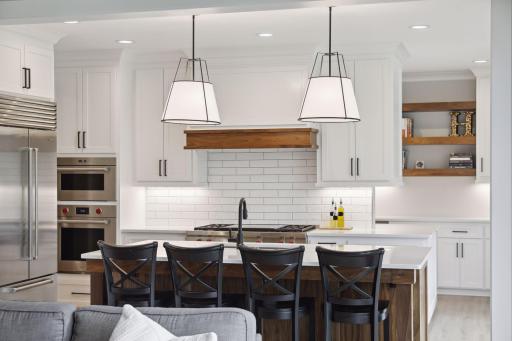 Enjoy an abundance of cabinet space