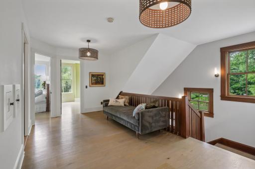 Whether it's used as a living area, workspace, or a multifunctional room, this loft provides a comfortable and versatile environment.