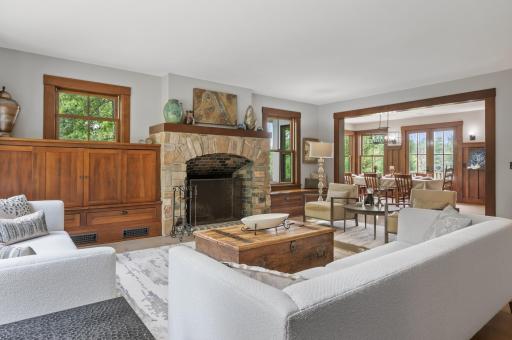 To maximize functionality and organization, the living room includes built-in storage solutions. These built-ins can provide space for books, decorative items, or even media equipment.