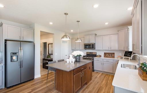 Please note, pictures are from our Lewis model, colors and options will vary in actual home.