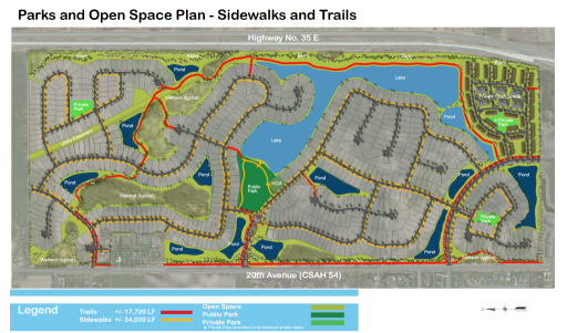 Watermark has the features you are looking for to go along with your perfect home. With over 3.5 miles of walking paths interconnecting you to the many community parks, nature areas and waterfronts (artist rendering actual may vary).