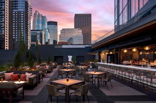 Riva Terrace - outdoor bar & restaurant.