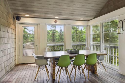 Dine here on cool summer evenings while surrounded by the beauty of the surroundings.