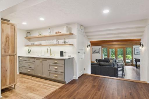 The kitchen/wet bar was renovated in 2023!