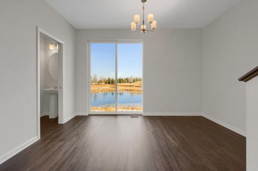 Dining area. Great views!