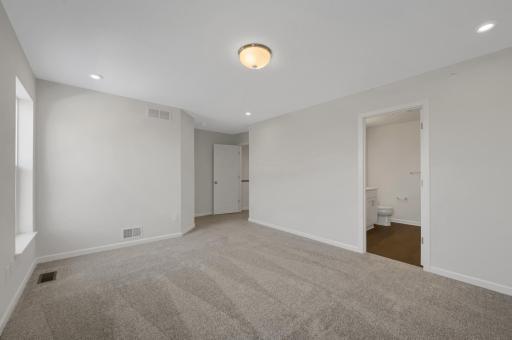 Owner's suite with a private bathroom.