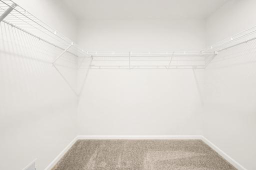 Owner's bedroom walk-in closet.