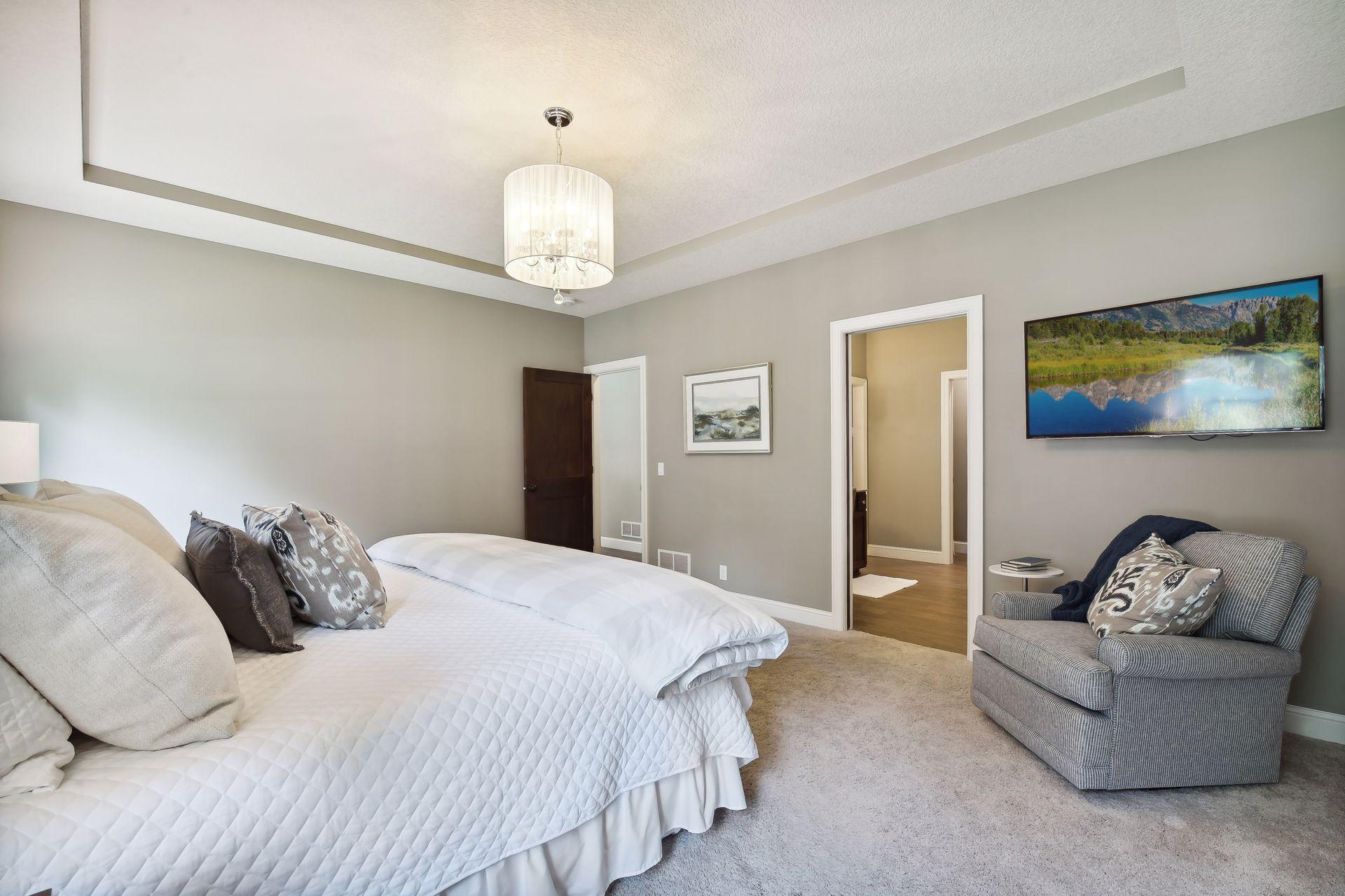 Enjoy the spacious bedroom and private bath