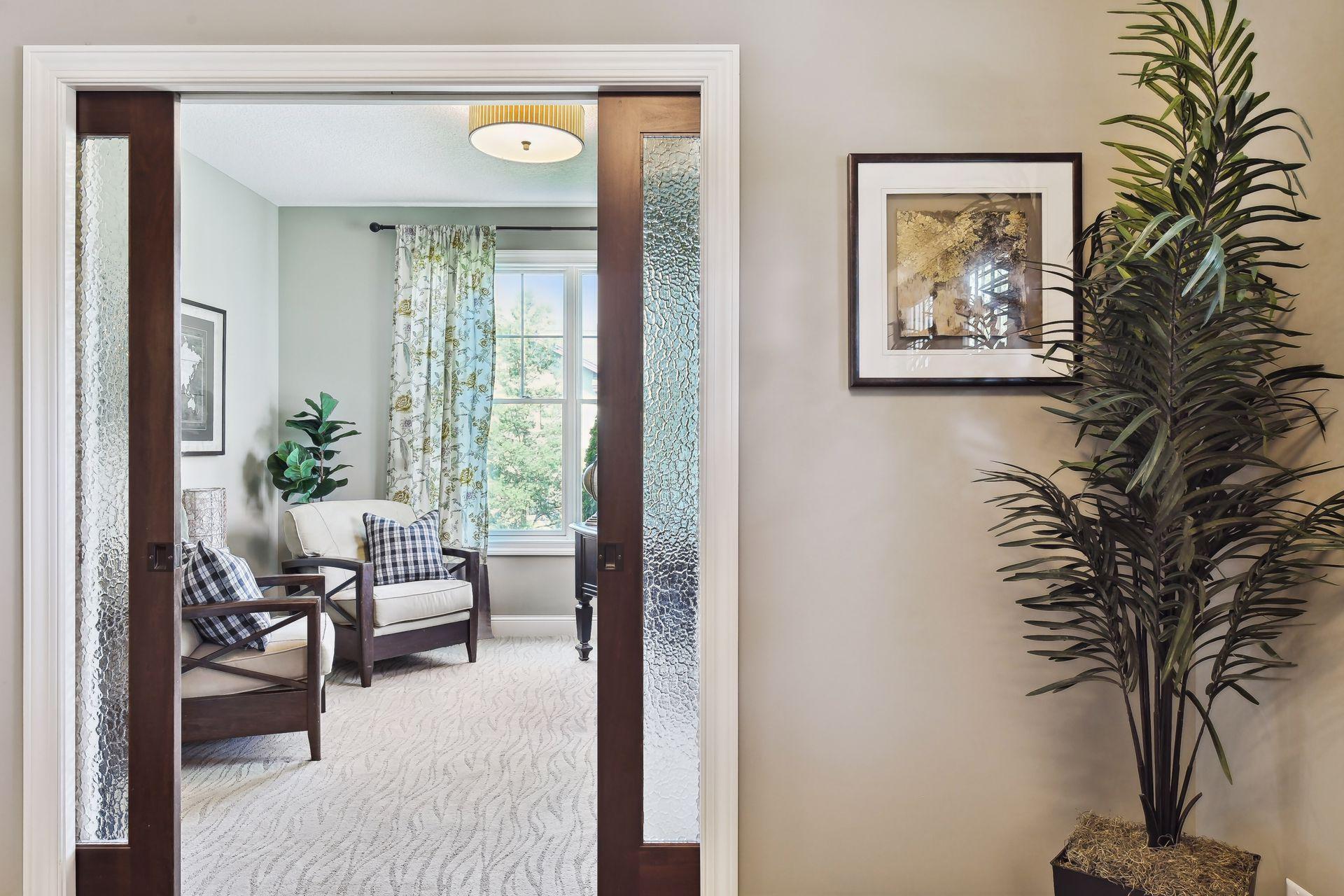 Front office as you walk in.