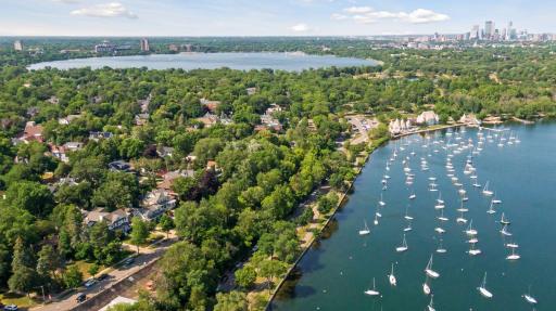Just a short walk to Lake Harriet Bandshell