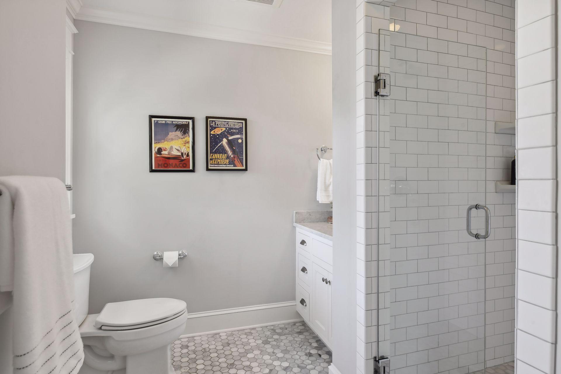 En-suite 3/4 bath for Bedroom #3