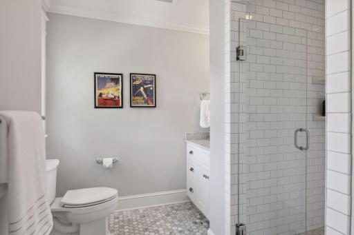 En-suite 3/4 bath for Bedroom #3
