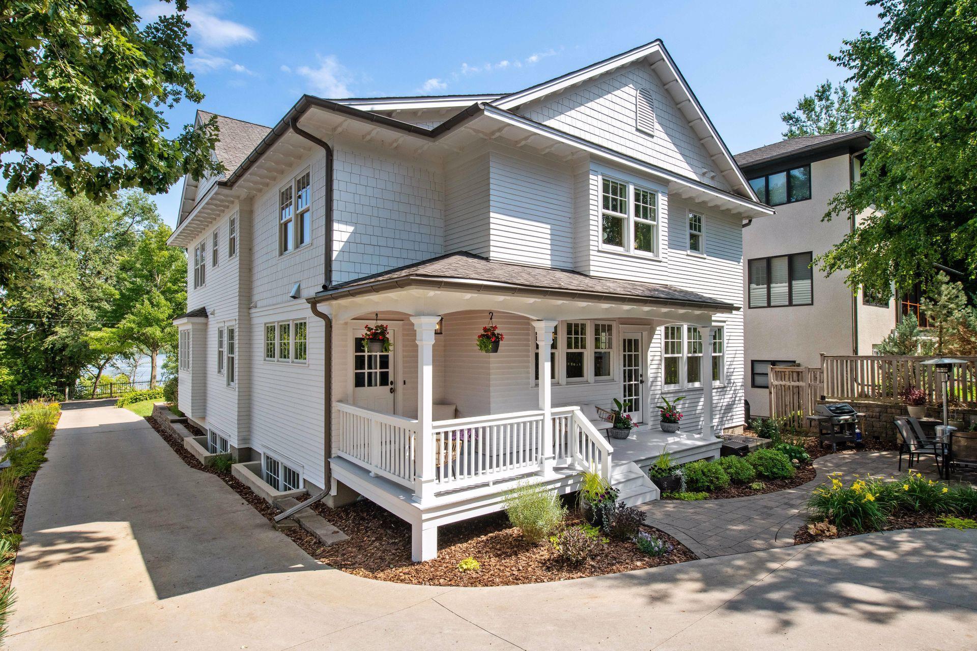 Another porch on the back of the home