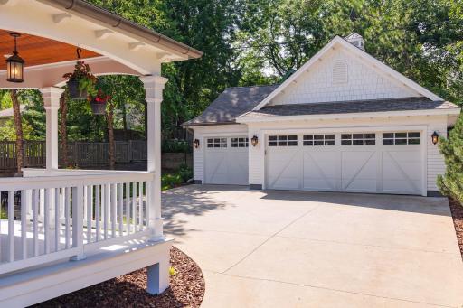 Three car garage