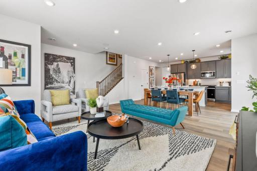 This warm and inviting home offers a spacious floorplan with modern touches throughout. This picture is of the model home. This picture is of the model home.