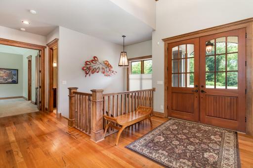 Foyer view perfect area to greet family & guests