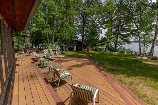 Lake view from the deck