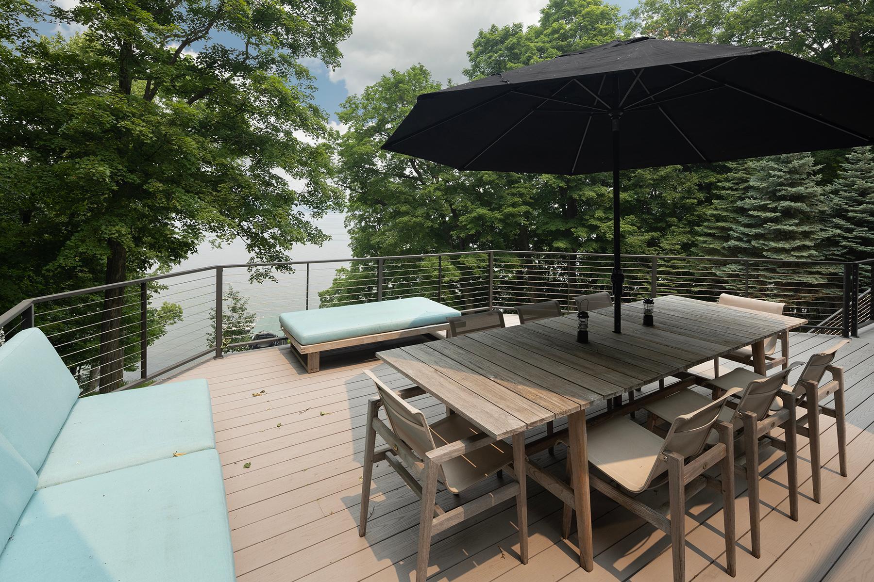 Gracious Lakeside Deck
