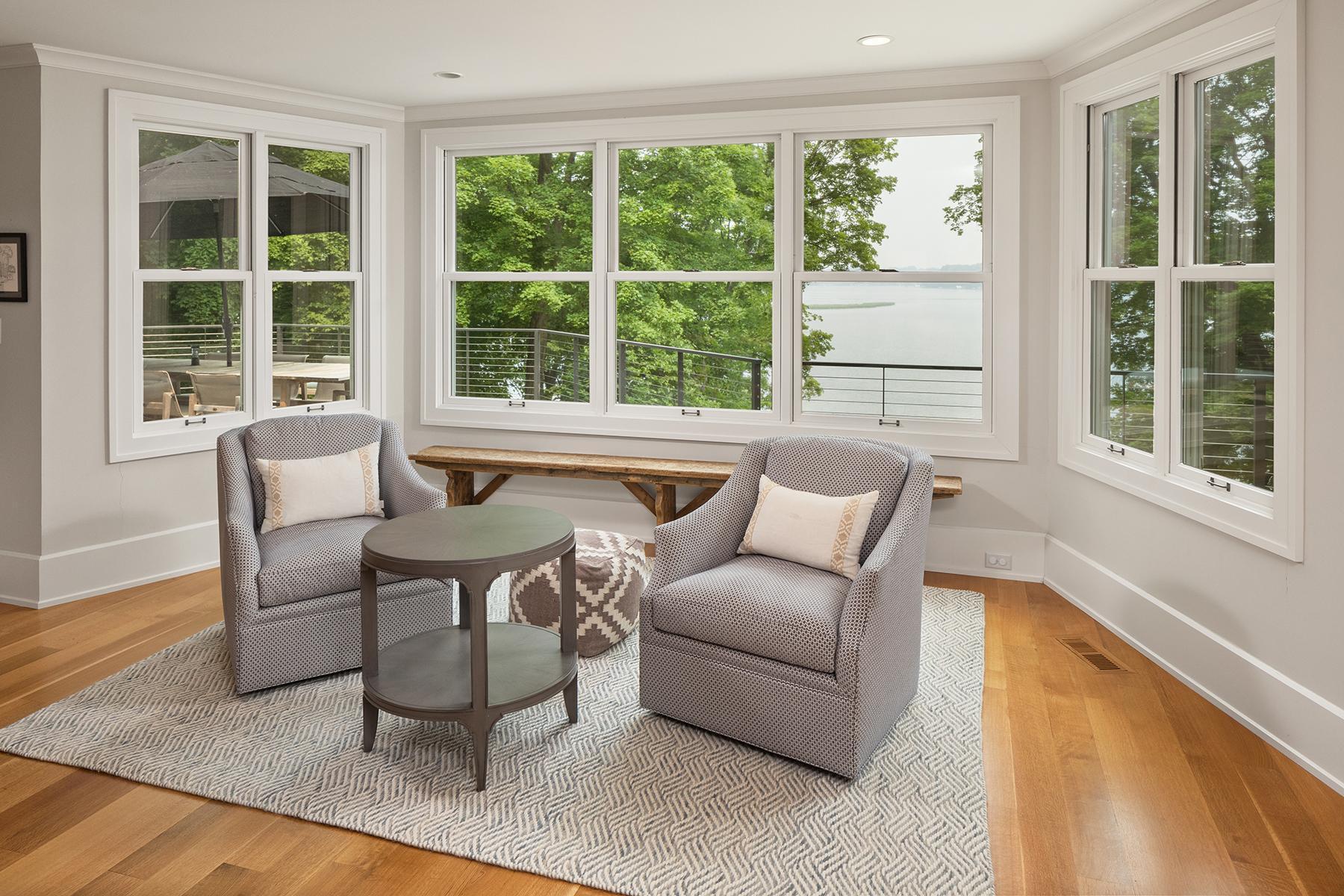 More seating or add another table! All with views of Lake Minnetonka