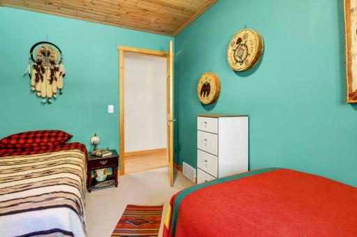 Guest suite is a great option for home office.