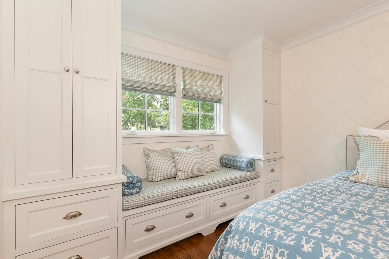 Custom built in bench