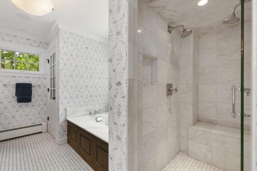 Walk in shower