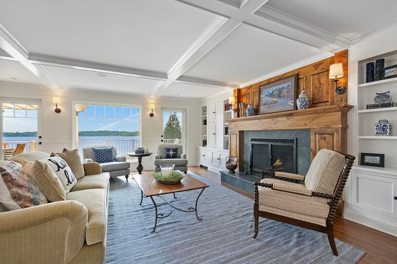 Views of the lake from every window