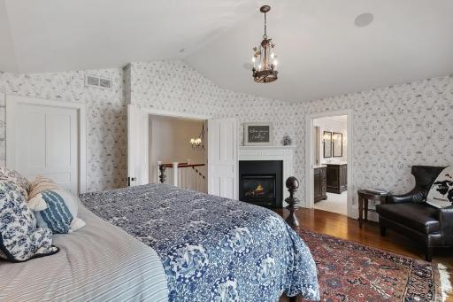 Primary gas fireplace