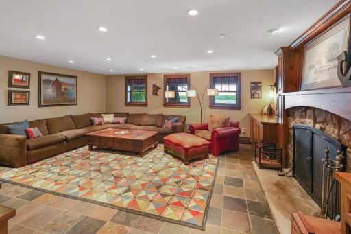 Cozy lower level