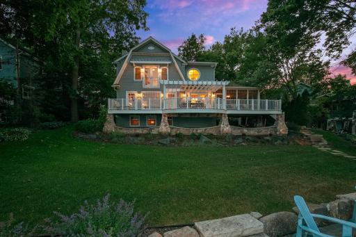 Cape cod style on Lake Minnetonka