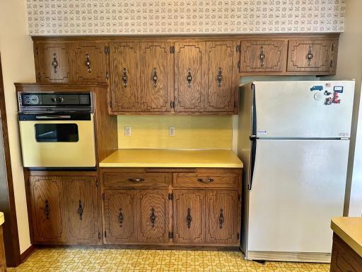 Lots of cabinets found in this kitchen