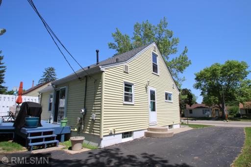 Steel siding on the home, and the driveway was resealed early June of this year. Ample parking within the driveway, and easy access into the side entrance or deck.