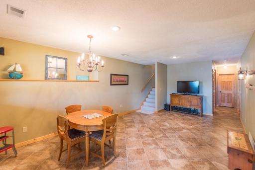 Another view of the family room. There is in floor heat and surround sound in this room.