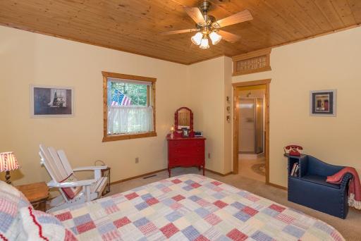 There is a main floor private owner's suite with walk in closet and private bath.