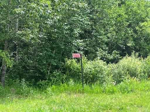 Fire number near easement