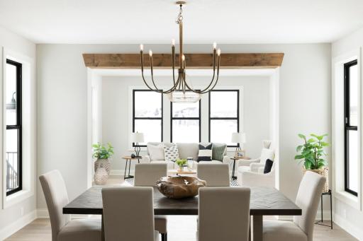 Dining Room View into Sunroom *photo of like home