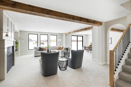 Lower Level Family Room *Photo of like home
