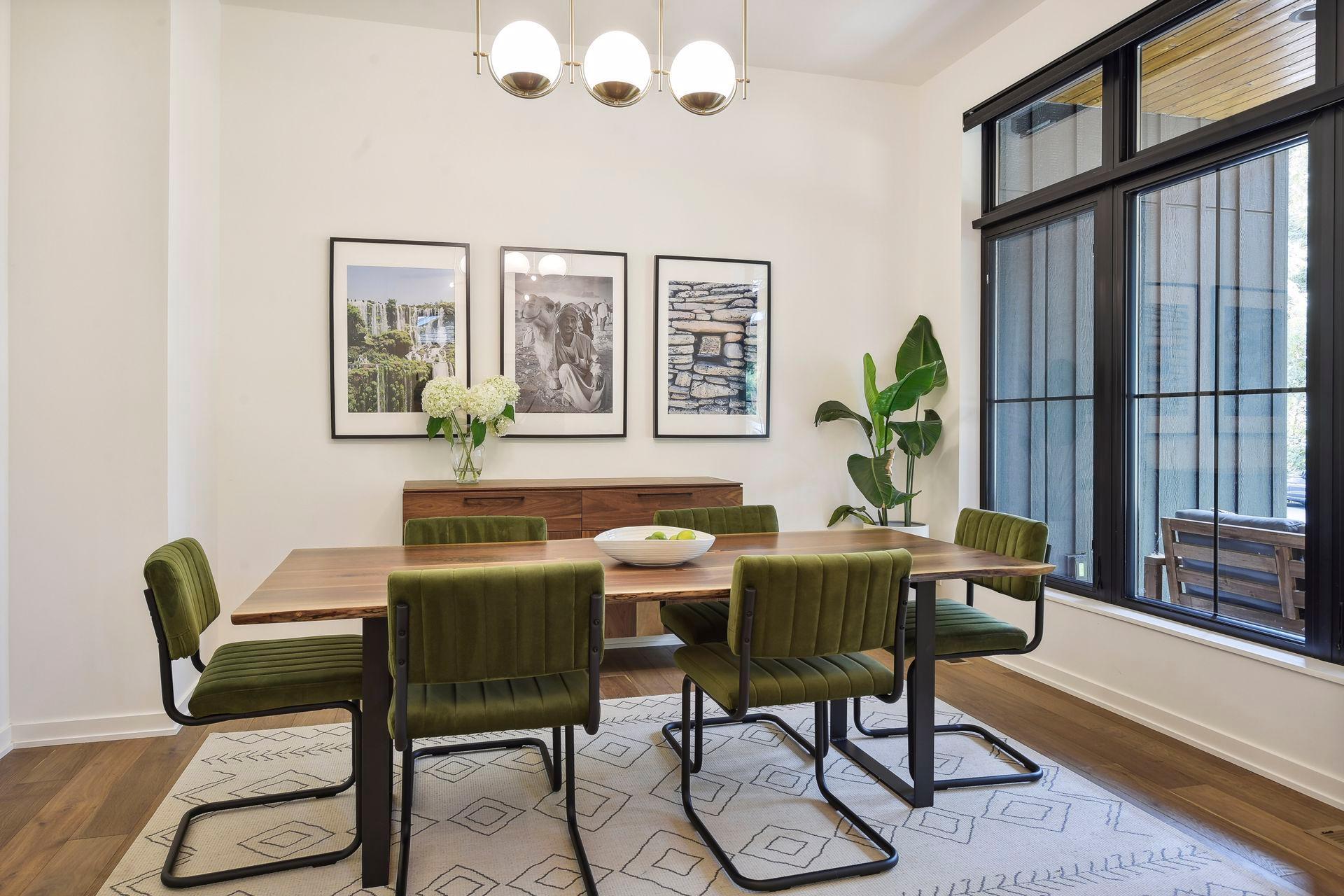 Formal dining space