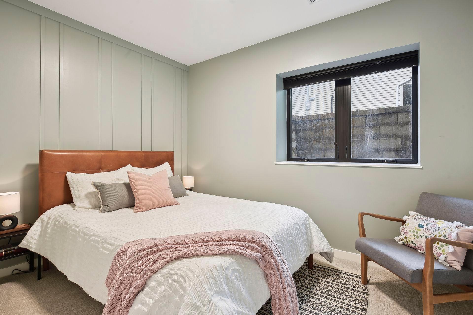 Lower level guest room