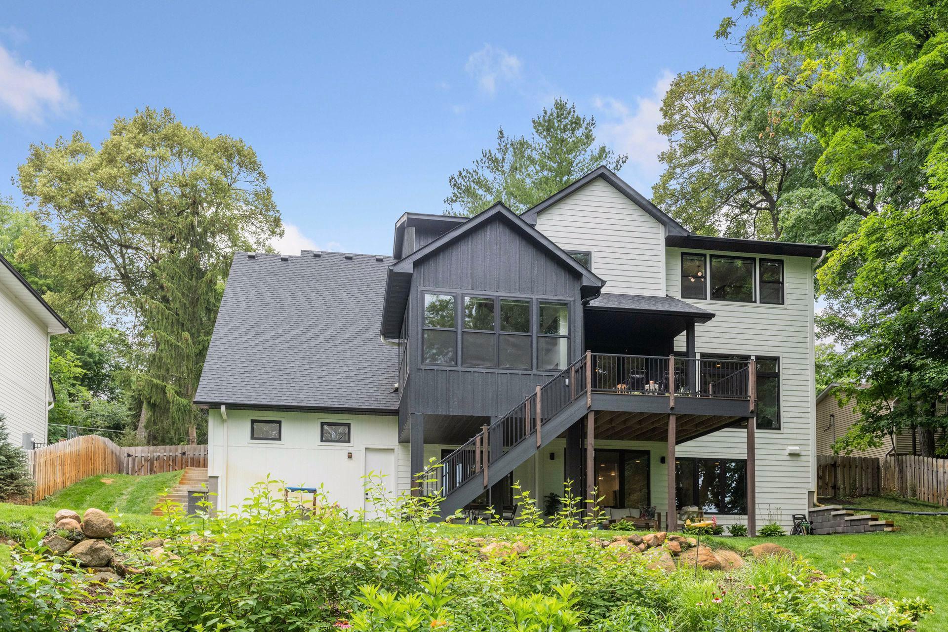 The walk out basement provides access to the fully fenced rear yard, which is perfect for kids and pets .