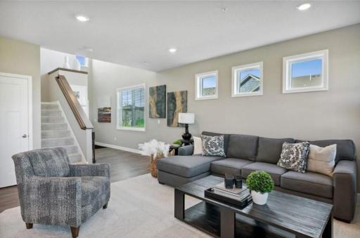 Raleigh Great Room/Front Entry- photo of Model