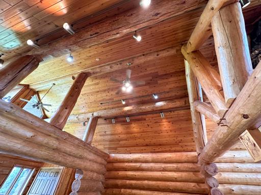 Photo for 661 Town Road 134 N, Baudette, MN 56623 - Listing #6390307 Look at that craftsmanship with these large White Pine logs.