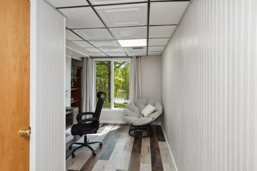 One of two walkout level bedrooms - great for an in home office - with AMAZING lake views!