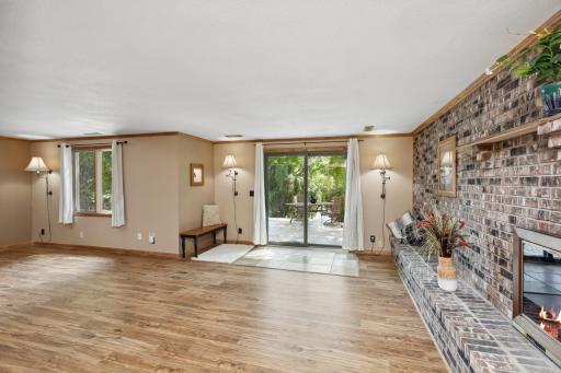 The walkout lower-level features waterproof LVP flooring throughout.