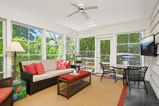 New E-Z Screen windows and recessed lighting